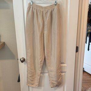 Women’s Silk Tan Pants